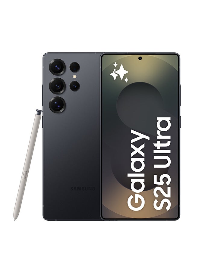 Galaxy S25 Ultra AI Dual SIM Jetblack 12GB RAM 256GB 5G - Middle East Version image 1