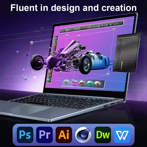 S3 Laptop 15.6‘’ Intel Core i9-12900H 2*DDR4 2*M.2 64GB DDR4 2TB SSD Windows11 Fingerprint Unlock WIFI5 Study Office Notebook image 1