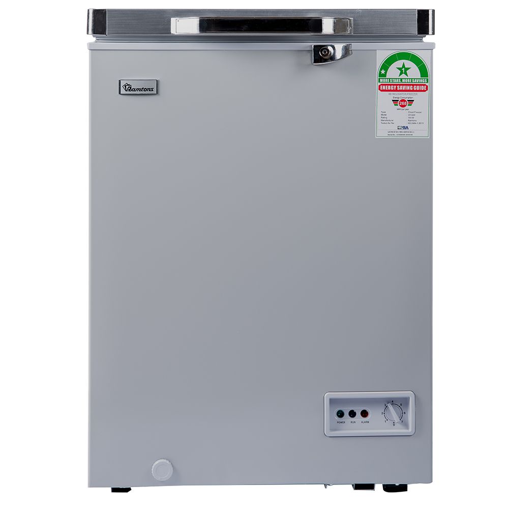 93 LITERS CHEST FREEZER, GREY- CF/229 image 1
