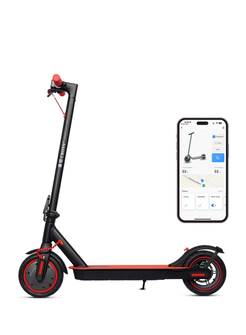 M365 app Fast E-Scooter For Kids/Teens, Speed 25-45km/h, 250w Motor, 36v 7.8ah Battery, 8.5"Tires, App Controlled Lightweight Foldable With Led Headli