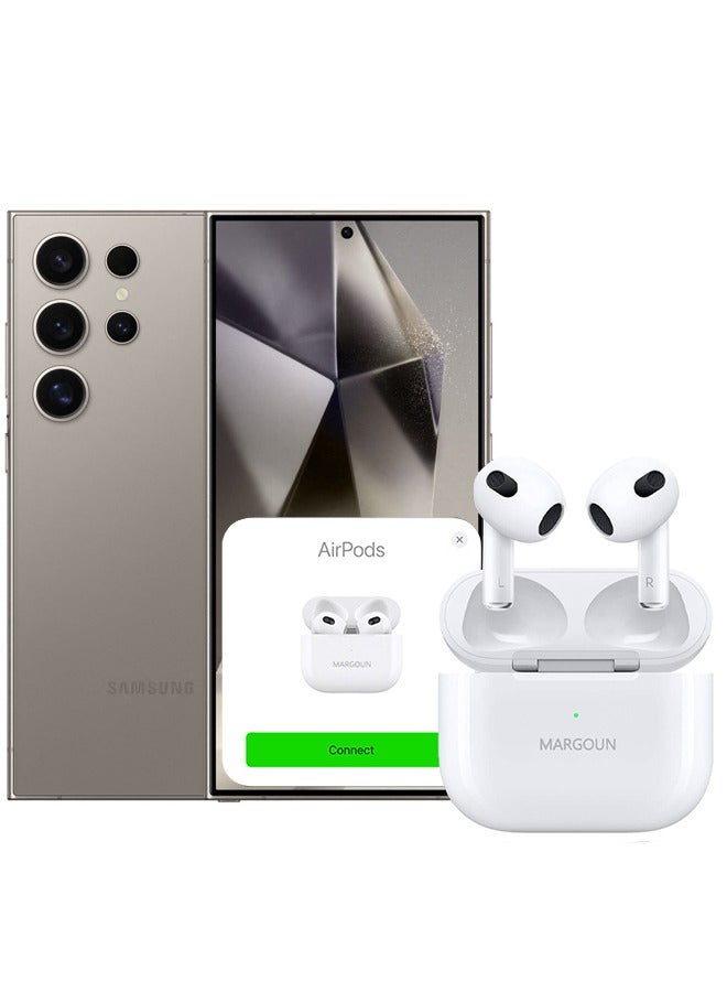 Samsung Galaxy S24 Ultra Bluetooth Headphones With Charging Case Wireless Earbuds 3Rd Generation Bluetooth Sport In-Ear Headphones Hi-Fi Stereo Sound Noise Reduction White image 1