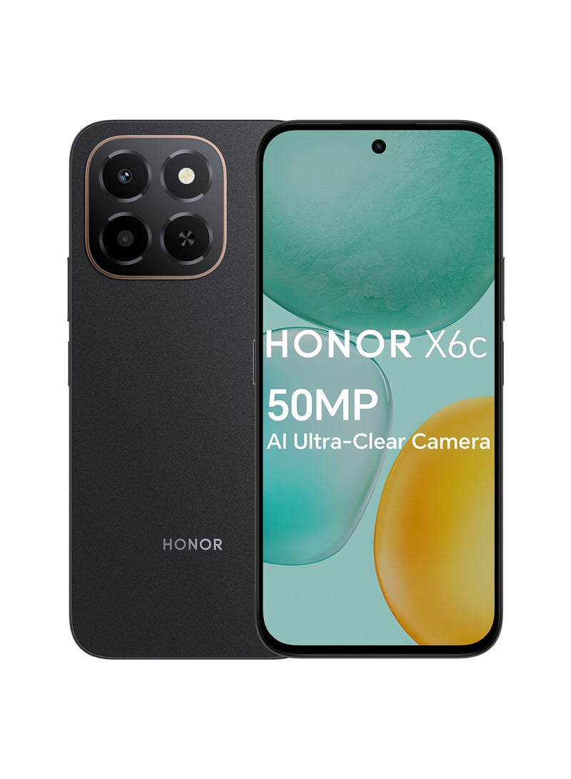 X6c Dual SIM 4G Midnight Black 6GB RAM 256GB - Middle East Version image 1