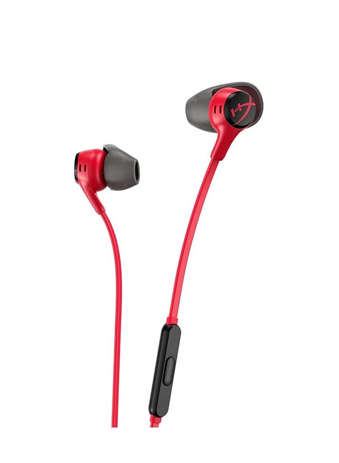 Cloud Gaming Earbuds II, In-Ear Gaming Headphones, Noise-Isolating Design, High-Quality Sound, built-in Mic, Comfort Fit, Compatible with PC, Console