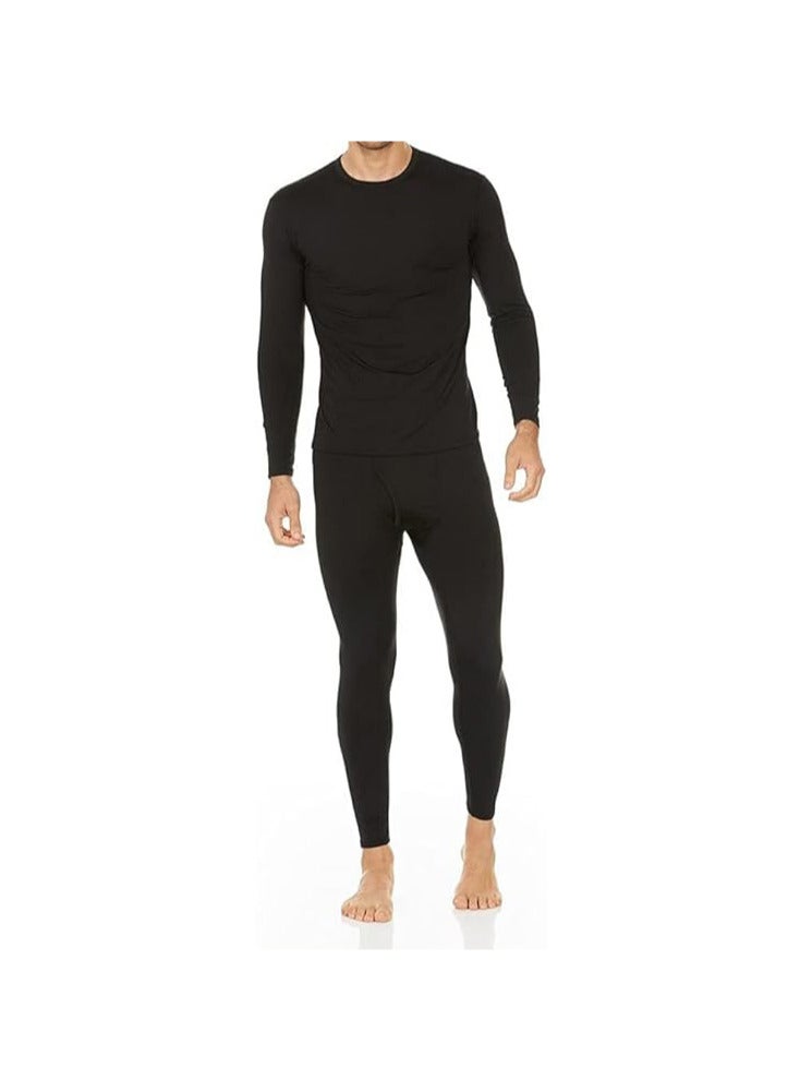 Ultra Soft Thermal Underwear for Men Long Johns Set with Fleece Lined image 1