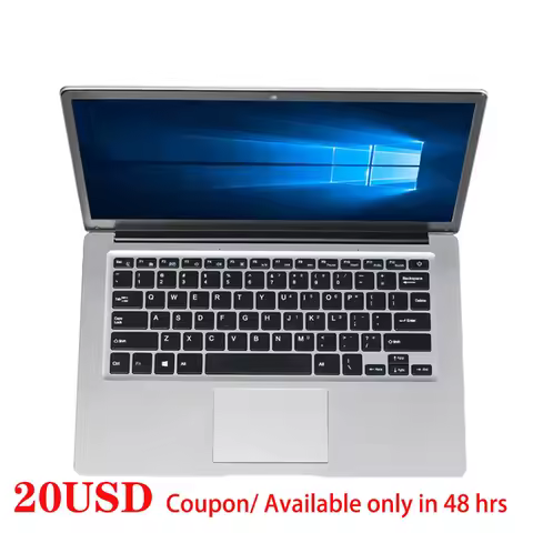 14inch Student Cheap Laptop 6GB RAM 64GB/128GB/512GB SSD HD Cam WiFi Bluetooth Windows 10 Notebook Computer image 1