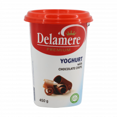 Delamere Chocolate Chips Yoghurt 450Ml