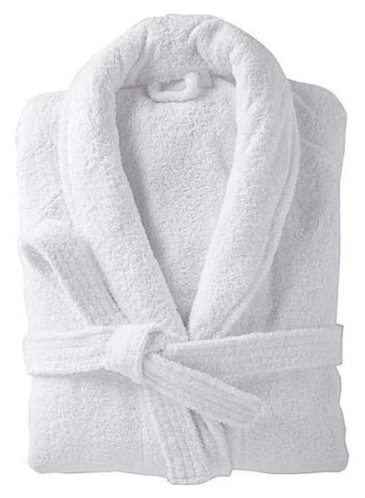 Unisex Bathrobe - 100% Cotton, Super Soft, Highly Absorbent Bathrobes For Women & Men- Perfect for Everyday Use image 1