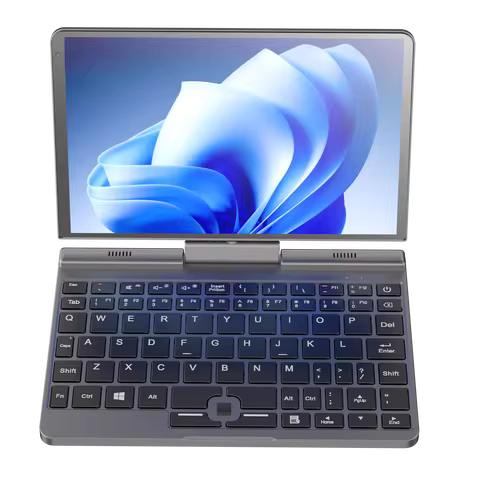 12th Generation Mini Laptop Intel N100 Quad-Core 8-inch Touch Screen Type-C Charging Port for Office and Entertainment Portable image 1