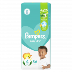 Pampers Jumbo Unisex Size 4 9-18Kg 56 S image 1