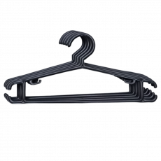 Thick Plstic Hnger Pck Of 5 8131 image 1