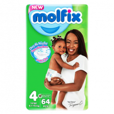 Molfix Day &Night Size 4 9-15Kg 64S image 1