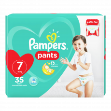 Pampers Jumbo Unisex Size 7 17+Kg 35 S image 1