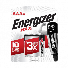 Energizer Aaa E92 Bp4 4Pack image 1