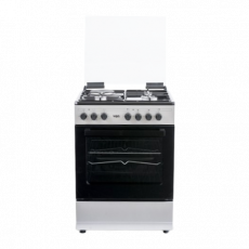 Von Vcf653131Nsy Freestanding Cooker – 3 Gas + 1 Electric Burners, Enamel Pan Support image 1