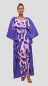 Vivo Iyana Maxi Cover Up - Lilac / Purple Iya Print / Purple image 1
