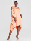 Vivo Adisa Cold Shoulder Kaftan - Coral